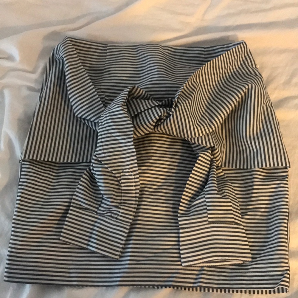 Joa mini tie waist skirt